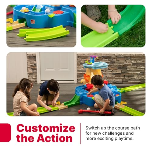 Step2 Putt & Splash Adventure Center, Kids Water Tower, Mini Golf Playset, 33 Accessories, Clubs, Golf Balls, Ages 1.5+ Years