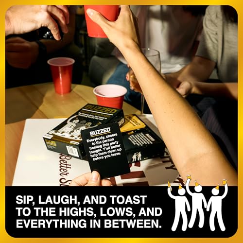 Buzzed Year Wrapped by Relatable – New Years Drinking Games That Elevate Your Holiday Party, Humorous and Conversational Games for Adults That Create a Memorable Experience - style: Buzzed Year Wrapped