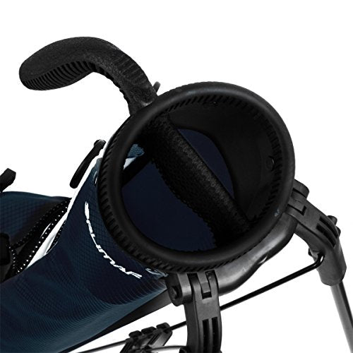 Orlimar Pitch ’n Putt Lightweight Sunday Golf Bag with Stand, Ultra-Light Carry Design, Two-Way Divider Top, Shoulder Strap, Compact Carry Golf Bag for Men & Women - color: Midnight Blue