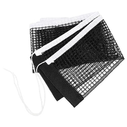 uxcell Retractable Ping Pong Net for Any Table, Portable Table Tennis Net Replacement, Folding 68" Nylon String Tension Ping Pong Table Net for Indoor Outdoor, 1 Pack Black