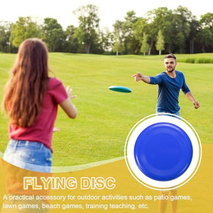 PATIKIL Flying Disc Plastic Flying Disk Flyer for Outdoor Sports Training Playing Lawn Game - color: Blue/Green
