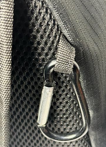 3Skull Disc Golf Bag SK2-30+ Disc Capacity - Ripstop - 5 Storage and 2 Water Bottle Pockets - Frisbee Disc Golf Backpack - Black