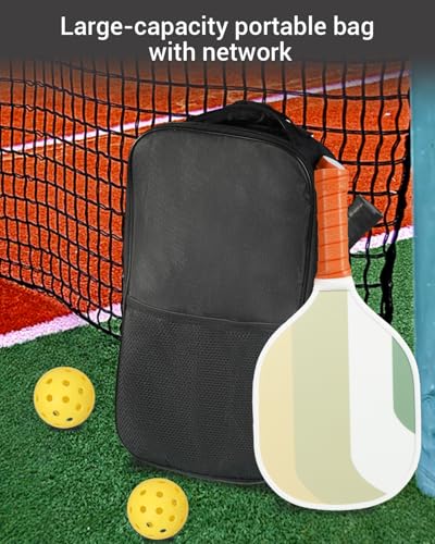 8 Pcs Pickleball Paddles Set of 8 with 2 Carry Bags | 9-Ply Poplar & Carbon Fiber Composite USAPA Approved Paddles | Ideal for Family, Club, Training & Gifts