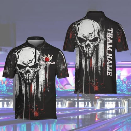 Personalized Custom Jersey for Men, Uniform Shirt for Bowling Team Gift - color: D16