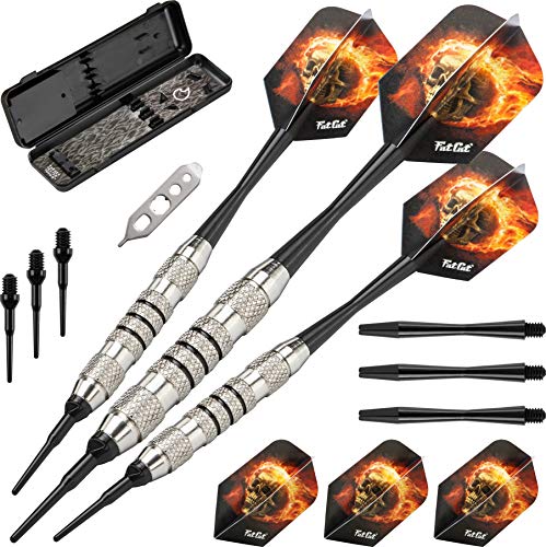 Fat Cat by GLD Products Blazer Soft Tip Darts with Storage/Travel Case, 16 Grams, Gold