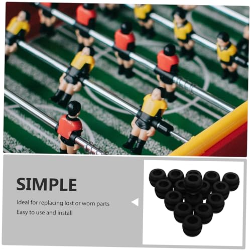 Abaodam 16pcs Table Football Machine Rod Bearings Bushings for Foosball Accessories Easy Installation Replacement Parts for Standard Tables