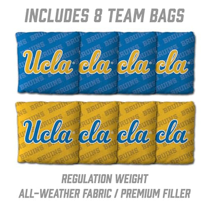 YouTheFan NCAA 2' x 4' Slogan Series Professional Wood Cornhole Game with Logo Bags - color: UCLA Bruins
