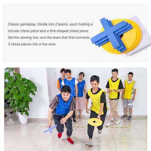 Toss Game - Large Outdoor Lawn Activity Set, Giant Yard Activity | Beanbag Throw Strategy Play Grid Game | Family Friendly Yard Entertainment Equipment, for Kids Family Gathering