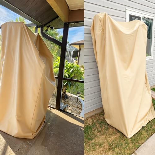 Basketball Arcade Game Cover Beige Foldable Dual Shot Electronic Basketball Shooting Machine Cover Waterproof Basketball Arcade Hoop Game Covers for Indoor Outdoor
