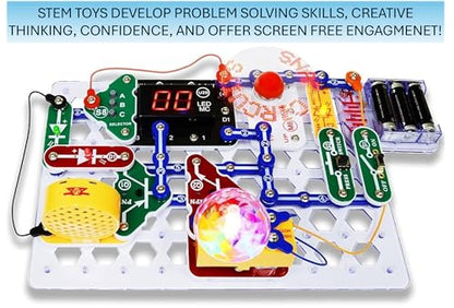 Snap Circuits “Arcade”, Electronics Exploration Kit, Stem Activities for Ages 8+, Full Color Project Manual (SCA-200) - style: Arcade