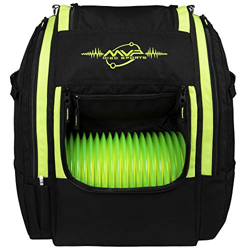 MVP Disc Sports Voyager Lite Backpack Disc Golf Bag (Choose Your Favorite Color) - color: Lime