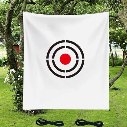 Golf Target Cloth for Net Replacement - Enthusiasts and Professional Golfers Practice Training Aids for Garage/Backyard - style: 5X6FT Golf Target White