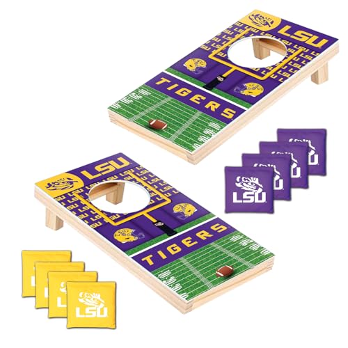 MasterPieces NCAA Syracuse Orange Tabletop Cornhole Game - Home Decor - style: LSU Tigers