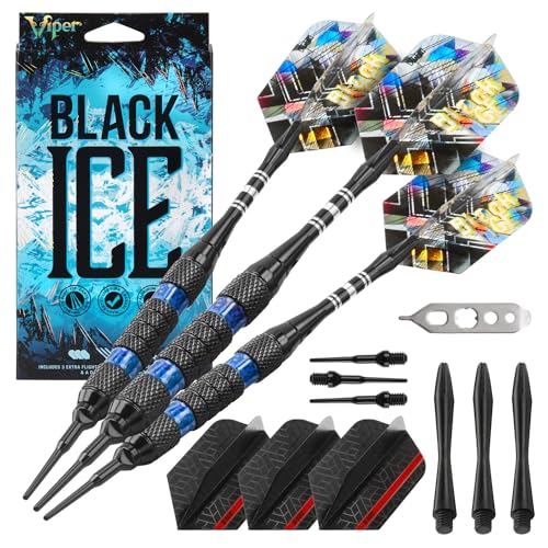 Viper Black Ice Soft Tip Darts - color: Blue, size: 16 Grams