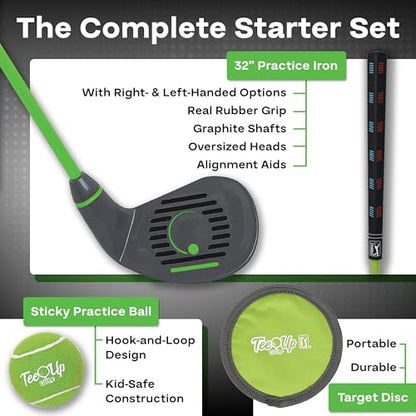 PGA Tour Tee-Up 3-Piece Set - color: Left Handed Player Height 4'7" - 5'2"