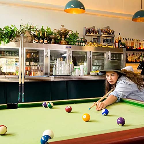 Pool Cue Holder,2 Cue Portable Pool Stick Holder for Table,Portable Billiard Cue Rack with Chalk Holder, Mini Pool Cue Holder Claw, Non-Slip Stick Holder for Pool Cues - style: 2 Holes
