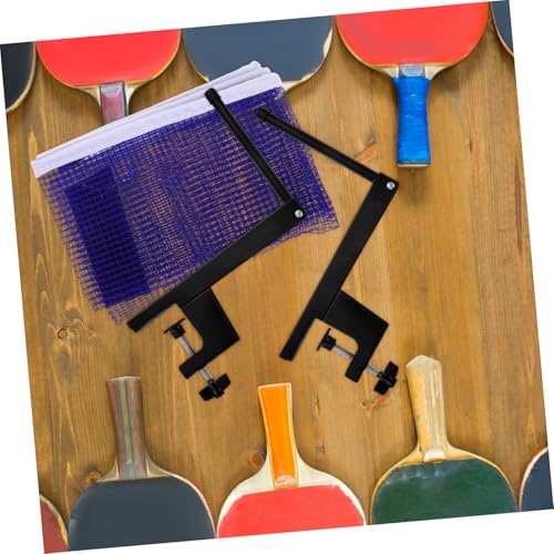 Portable Table Tennis Net and Post Set with Elastic Mesh for Indoor and Outdoor Use Table Tennis Conversion Top with Stable Ball Control and Easy Installation