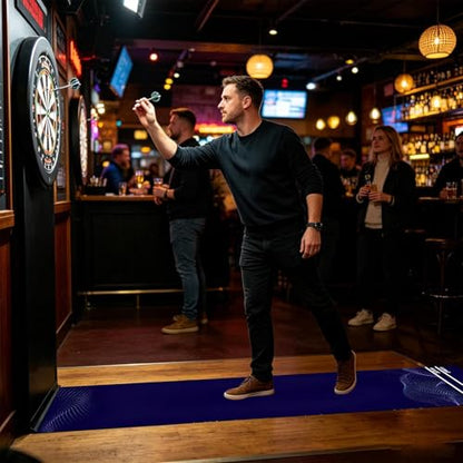 Genérico Dart Mat – Non-Slip Velvet with Portable Launch Line, Dart Mats, Game Room, Tournament, Sports Club, Office, Rest Room, - size: B