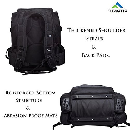 FITACTIC Luxury Frisbee Disc Golf Bag Backpack (Capacity: 25-30 Discs)