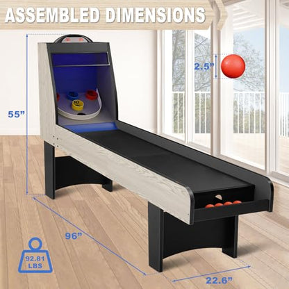 RAYKEEP 4-Pack Roll & Score Arcade Game Ball, Replacement Set, Perfect for Arcade Ball Toss Games