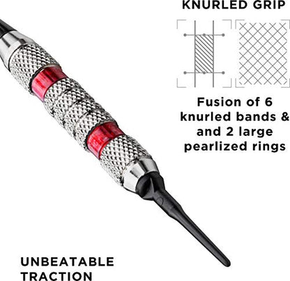 Viper Wind Runner Soft Tip Darts, 18 Grams - color: Red