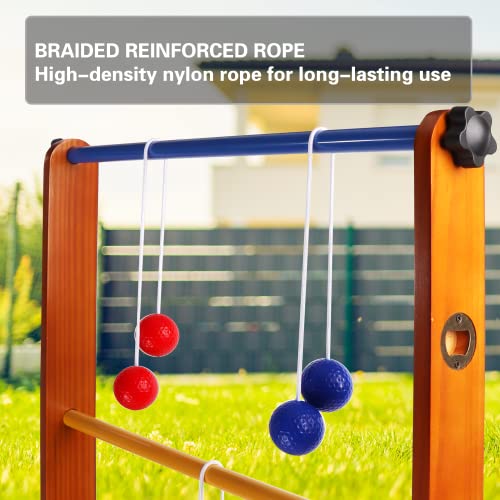 GSE Games & Sports Expert Replacement Ladder Ball for Toss Game Set, 6-Pack Tournament Quality Bolas with Real Golf Balls