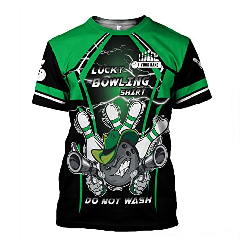 Rivelus Personalized Name Bowling Shirts for Men and Women 3D, Bowling Shirts for Team Bowling, Bowling Shirts Gift - color: Blm 13