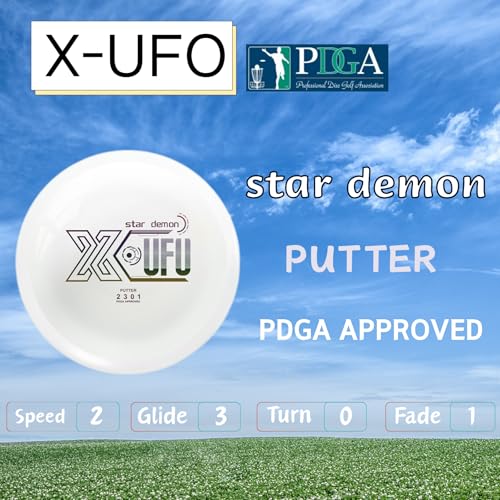 X-UFO Disc Golf Set - Disc Golf Starter Set, Includes 1 Putter, 1 Driver, and 1 midrange disc, Weighing 170-178 Grams Suitable for Beginners and Professional disc Golf tournaments - color: Set 5