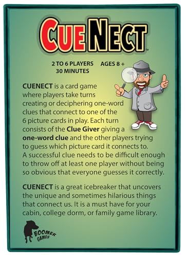 CUENECT: Wildly Fun Clue Decoding Game - Connect, Discover, & Laugh with Friends & Family – from The Makers of Moose Master