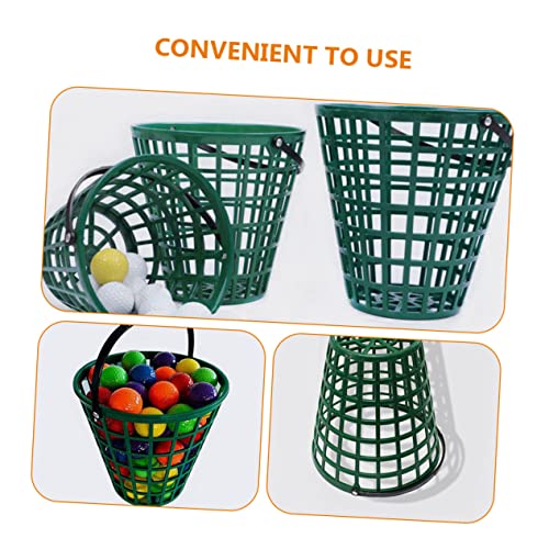 BESTonZON Golf Ball Basket Lightweight Ball Storage Holder for Driving Range Home Use for Practice Supplies Design for Clubs Personal Use