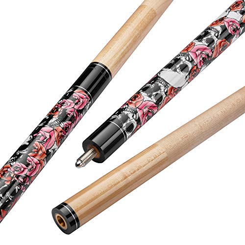 Viper by GLD Products Underground 58" Pool Cue - color: Skulls and Roses, size: 20 Ounce