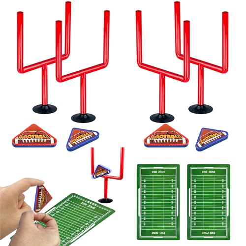 10 PCS Colors Mini Flick Football Games Mini Table Top Sports Games - color: Red