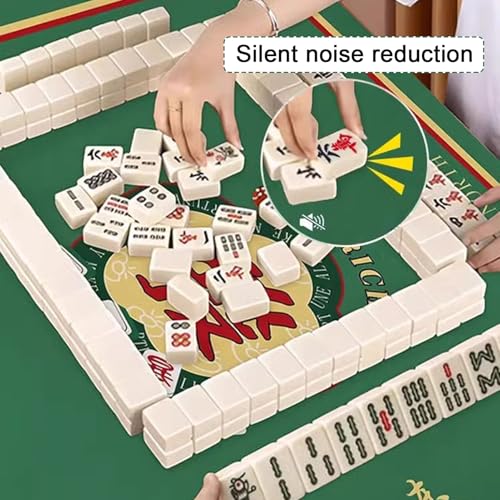 Square Mahjong Mat with Black Carrying Bag, Thick Anti Slip Tablecloth, Table Pad for Mahjong Poker and Tile Game(Gray2,70CM/27.5") - color: Gray2, size: 70CM/27.5"