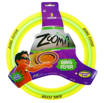 JA-RU Air Max Grip Ring Flyer Frisbee Round Flying Disc Toy Professional 1029-1A (Pack of 2) - size: 11.5" x 8.5" (Pack of 2)