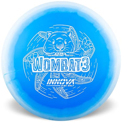 Innova Halo Star Wombat3 Disc Golf Mid-Range Disc Maximum Glide and Straight Flying Mid-Range (Colors Will Vary) - size: 140-150g