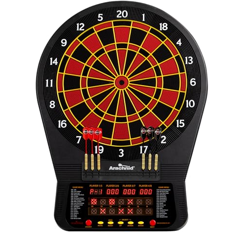 Arachnid Cricket Pro Tournament-Quality Electronic Dartboard up to 40 Games and 315 Variations (Including Popular Cricket Modes) - style: Pro 670