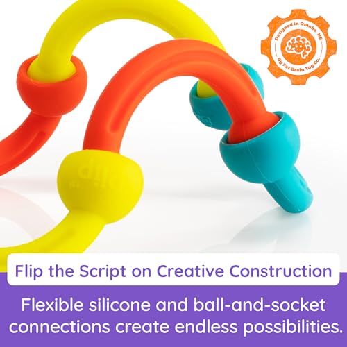 Fat Brain Toys Plip Kit, Building Toys for Creative Play, Creative Construction Play Set, Kids Toys Ages 5 to 12