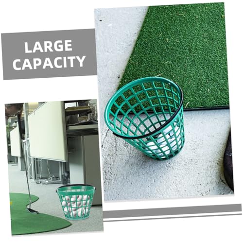 Luxshiny 2pcs Plastic Golf Basket Lightweight Storage Holder for Golf Multi-use Organizer for and Tennis Outdoor Accessory - size: 16.50X16.50X12.50CM