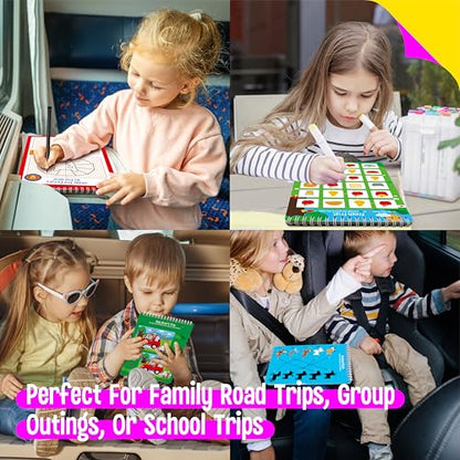 SpriteGru Logic Puzzles Game Pad, 30 Reusable & Erasable Logical Thinking Games, Dry Erase Brain-Boosting Puzzle Activities Book for Kids, Educational Toy for Road Trip, Airplane & Car Travel - style: Logic Puzzles