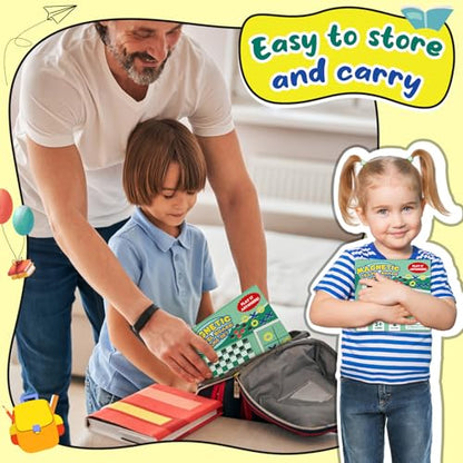 Torlam Magnetic Travel Games for Kids, Board Game Chess Party Camping Games Road Family Night Car Trip Games Activities for Kids and Adults