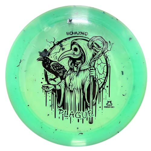 DOOMSDAY DISCS Plague Distance Driver | Advanced Disc Golf Driver | Premium Flexible Plastic