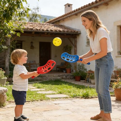 Scoop Ball Fun Portable – high-Performance Interactive Educational Kids Adults, Elegant, Toss Catch Game Beach, Lawn Yard Backyard Garden Patio | Beach Lawn Yard Backyard Garden Patio Grassland
