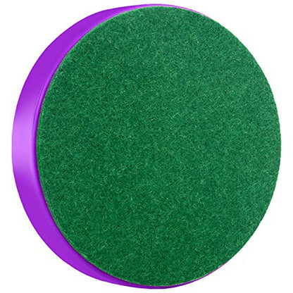 ONE250 Air Hockey Pushers and Red Air Hockey Pucks, Goal Handles Paddles Replacement Accessories for Game Tables (4 Striker, 4 Puck Pack) - color: Purple