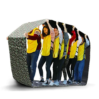 Playing Run Mat Adult Children Outdoor Teamwork - Play with Running Mat, Kindergarten Parent-Child Interaction, Birthday Party, Picnic Day Activity Games (Size : Adult-11M//36FT) - size: Adult-11M//36FT