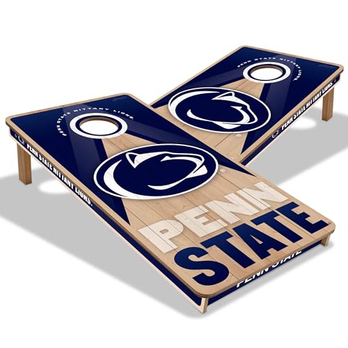 YouTheFan NCAA 2' x 4' Slogan Series Professional Wood Cornhole Game - color: Penn State Nittany Lions