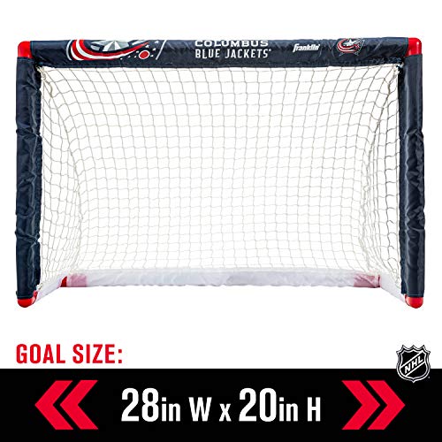 Franklin Sports NHL Mini Hockey Set - Kids Indoor Knee Hockey Goal, Ball, + 2 Stick Combo - Youth Team Indoor Toy Set - Official - Ages 3+