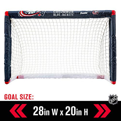 Franklin Sports NHL Mini Hockey Set - Kids Indoor Knee Hockey Goal, Ball, + 2 Stick Combo - Youth Team Indoor Toy Set - Official - Ages 3+