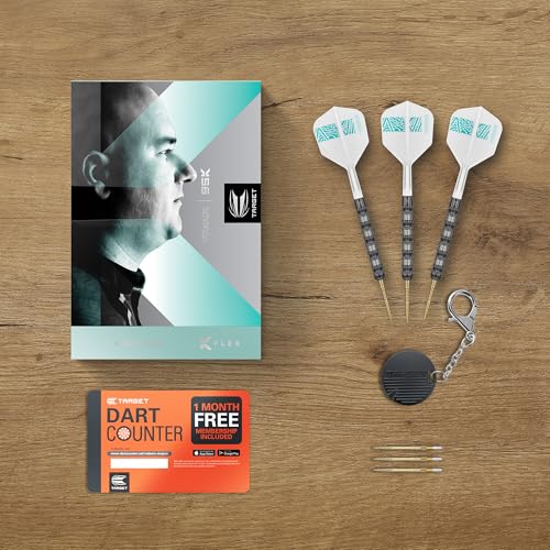 Target Darts Rob Cross 95K Soft Tip 95% Tungsten Dart Set, 18G | Voltage Player-Edition Darts Set with Pixel Tips, K-Flex Flights, Soft Tip Electronic Darts Set