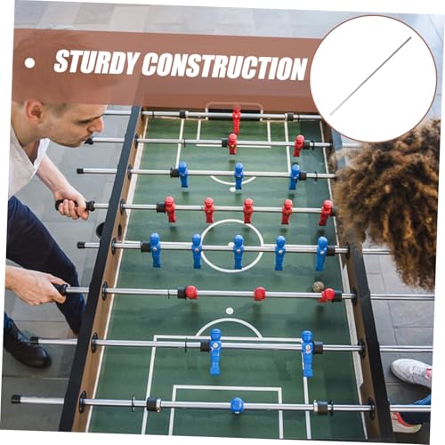 Toddmomy 3pcs Soccer Table Handle Replacement Foosball Machine Pole Metal Rod for Boys