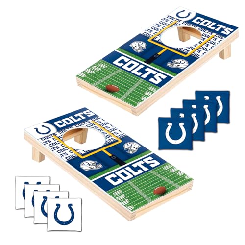 MasterPieces Officially Licensed NFL Tabletop Cornhole for Adults - style: Indianapolis Colts